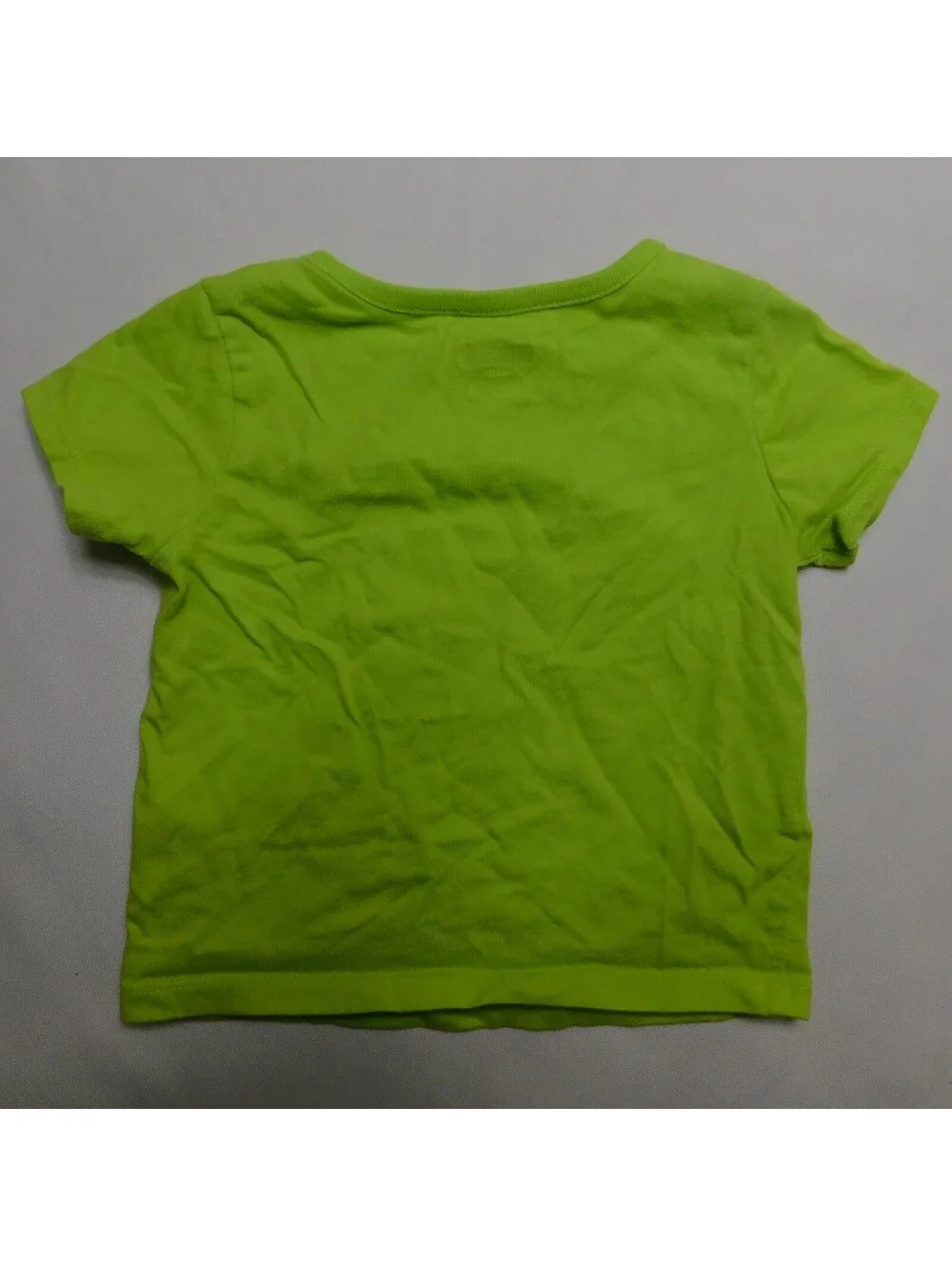 Garanimals Baby Girls 18M Lime Green Shirt Mommy Makes Me Happy Flower Graphic